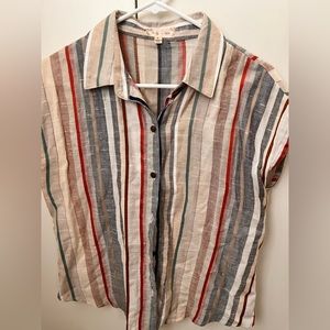 Baily & Chloe handmade Women’s striped shirt size S Used only one time. Like New